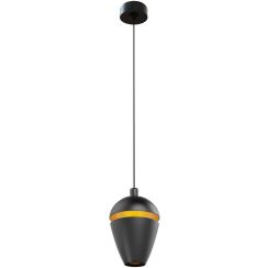 MaxLight Cometshine lampe suspendue 1x8 W noir-doré P0471