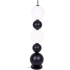 MaxLight Tama lampadaire 1x25 W blanc-noir F0058