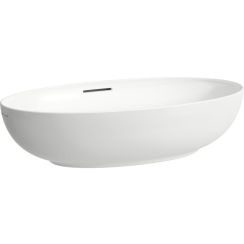 Laufen Il Bagno Alessi lavabo 70x38 cm ovale à poser blanc H8189784001091