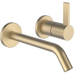 Laufen Kartell mitigeur de lavabo encastrée doré H3113360831201