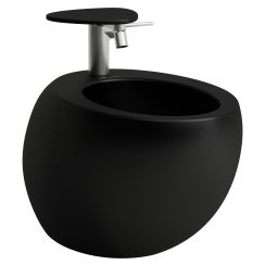 Laufen Il Bagno Alessi bidet suspendu noir H8309717163041