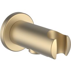 Laufen Twin raccord coudé avec support doré HF504778462000