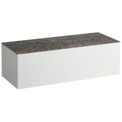 Laufen Il Bagno Alessi meuble avec plan de travail 120x50x37 cm sous-lavabo suspendu blanc H4323000972601