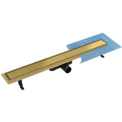 Besco Virgo Duo évacuation linéaire 80 cm doré OL-80-VG