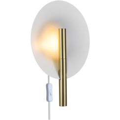Nordlux Furiko applique murale 1x6 W blanc-laiton 2320241035