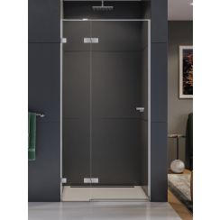 New Trendy Eventa porte de douche 90 cm à ouverture basculante chrome brillant/verre transparent EXK-4452