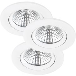 Nordlux Fremont spot encastré 3x4.5 W blanc 47580101