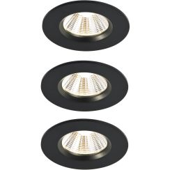 Nordlux Fremont spot encastré 3x4.5 W noir 2310036003