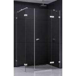 New Trendy Eventa kabina prysznicowa 150x100 cm prostokątna prawa chrom/szkło przezroczyste EXK-4570