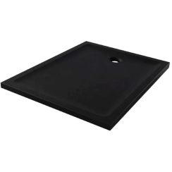 New Trendy Mild Stone receveur de douche rectangulaire 140x80 cm noir B-0594