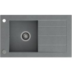 Quadron Will évier graniteq 77.2x46 cm gris/graphite/onyx HCQW7846SZK