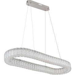 Globo Lighting Mucky lampe suspendue 1x58 W chrome-cristal 67162-58