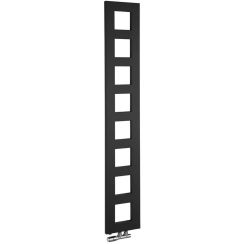 Sapho Block radiateur de salle de bain décoratif 175x28 cm noir IR182