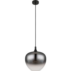 Globo Lighting Maxy lampe suspendue 1x40 W noir-fumé 15548H1
