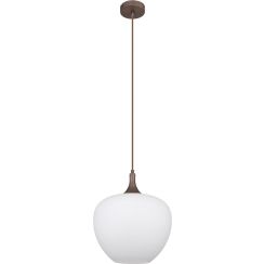 Globo Lighting Maxy lampe suspendue 1x60 W blanc-café 15548H1C