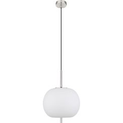 Globo Lighting Blacky I lampe suspendue 1x60 W blanc-nickel 15345H1NO