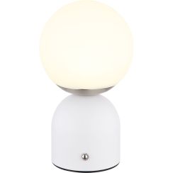Globo Lighting Julsy lampe de table 1x2.5 W blanc-nickel 21006W