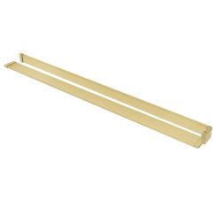 Rea Evo wieszak na ręcznik 120 cm z półką złoty szczotkowany REA-46000