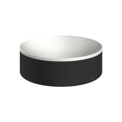 Axor Suite lavabo 30x30 cm ronde à poser blanc-noir mat 42000670