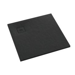 Schedline Protos Black Stone receveur de douche carré 90x90 cm noir 3SP.P1K-9090/C/ST-M1/C/ST