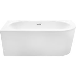 Besco Avita A-Line baignoire murale 150x75 cm ovale blanc #WAA-150ALS