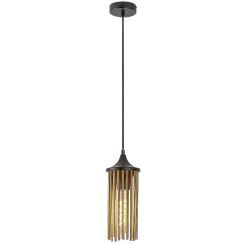 Rabalux Roxas lampe suspendue 1x40 W noir-cuivre 72151