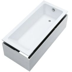 Schedline Fair Set baignoire rectangulaire 170x75 cm blanc 3WSP.FS1P-17075