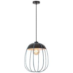Rabalux Svens lampe suspendue 1x60 W noir-bleu 72024
