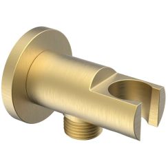 Sapho raccord coudé avec support doré 1205-09GB