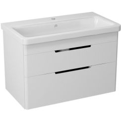 Sapho Ella armoire 76.5x43x50 cm sous-lavabo suspendu blanc EL080-3030