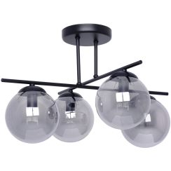 Kaja Gamma plafonnier 4x40 W noir-graphite K-5166