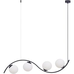 Zuma Line Lara lampe suspendue 4x8 W blanc-noir 5014