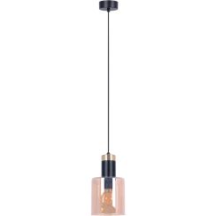 Kaja Alto lampe suspendue 1x40 W noir-doré-ambre K-5255