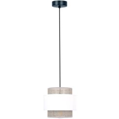 Kaja Cezar lampe suspendue 1x40 W blanc-beige K-5270