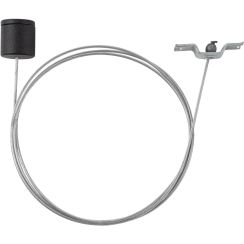 TK Lighting Tracer système de câbles x W noir-chrome 5304