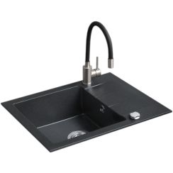 iceBerg Flex évier avec mitigeur onyx/noire ZZF1411ABFIX