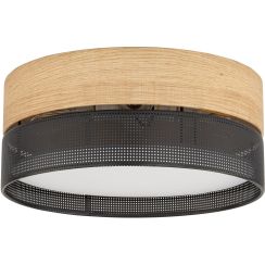 TK Lighting Nicol plafonnier 4x15 W noir 4800