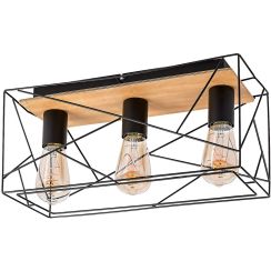 Rabalux Boire plafonnier 3x40 W noir 71023