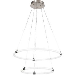 Rabalux Irelia lampe suspendue 2x55 W chrome-satin 72009