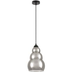 Rabalux Salvatore lampe suspendue 1x40 W noir-fumé 72211