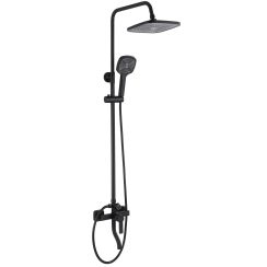 Rea Argus kit baignoire-douche mural oui noir REA-P2389