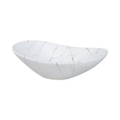 Comad Lena lavabo 61.5x36 cm ovale à poser blanc UN-LENA-MW17
