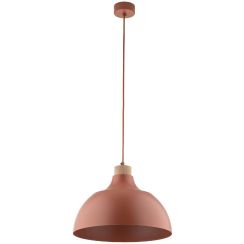 TK Lighting Cap lampe suspendue 1x15 W rouge 6927