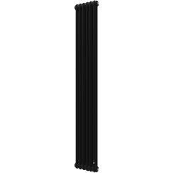 Instal Projekt Tubus 2 radiateur d’intérieur 179.3x29 cm podłączenie inférieur noir TUB2-180/06D50C31