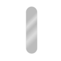 Baltica Design Tiny Border Pastille miroir 40x60 cm ovale blanc 5904107924267