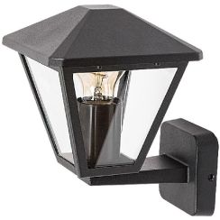Rabalux Paravento applique murale extérieure 1x40 W noir 7146