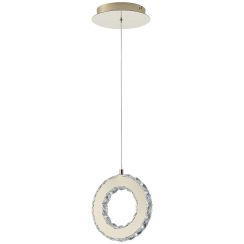 Zuma Line Girona lampe suspendue 1x10 W transparent-doré MD3713-1-3GT