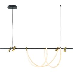 Zuma Line Balbo lampe suspendue 4x W noir 2200277L