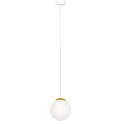 Kaja Elmo lampe suspendue 1x40 W blanc-doré K-5310