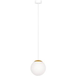 Kaja Elmo lampe suspendue 1x40 W blanc-doré K-5311